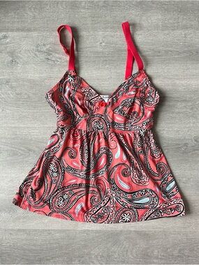 Linea Donatella Paisley Babydoll Cami | Y2K Coquette